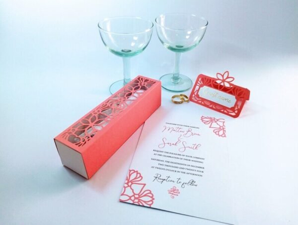 Wedding Invitation Box and Table Place Card - Image 8