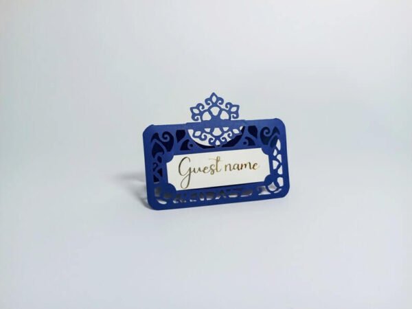 Set Wedding Invitation Box and Table Place Card SVG - Image 7