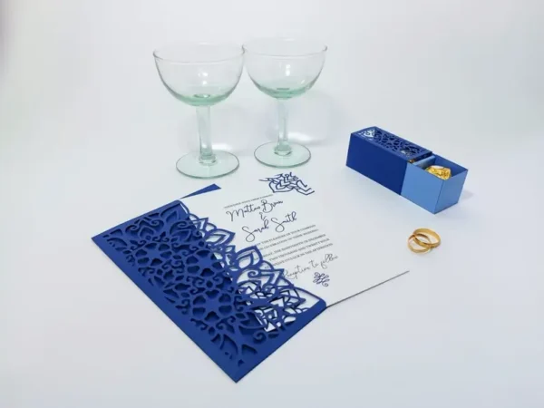 Wedding Pocket Envelope Invitation and Candy Box